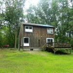 Rear view straight on