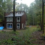 Angle shot from driveway